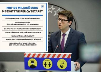Kjo do të jetë procedura për t’i marrë 100 Eurot nga Qeveria 👇🏻