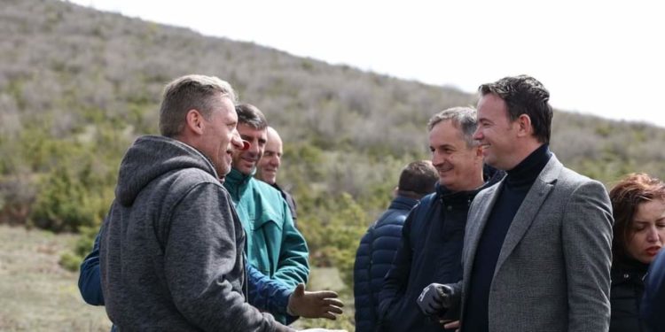 Ministri Faton Peci : Deri tash përmes projektit të FAO-s janë në proces të pyllëzimit afro 50 hektarë me rreth 140 mijë fidane në  Kosovë