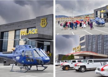 Krushqit marrin nusen në Hotel Palace me helikopter