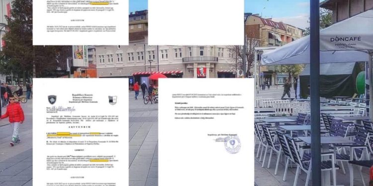 Drejtoria e Inspekcionit vazhdon me shqiptimin e gjobave ndaj bizneseve që uzurpojnë hapësirën publike 👇🏻