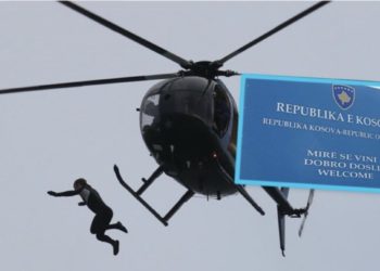 Raportohet se një helikopter serb ka lëshuar parashutistë në zonën kufitare, dyshohet që hynë edhe në territorin e Kosovës