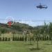 Momenti kur në Mitrovicën Veriore zbret një helikopter (VIDEO)