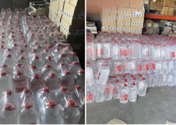 Kjo është sasia e alkoolit që u konfiskua dje teksa po tentohej të kontrabandohej nga firma “Gërmova”