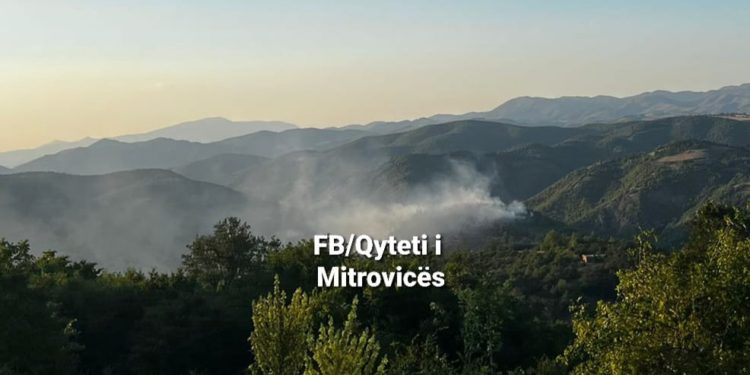 Digjet Mali në Shalën e Bajgorës, intervenojnë Zjarrëfikësit