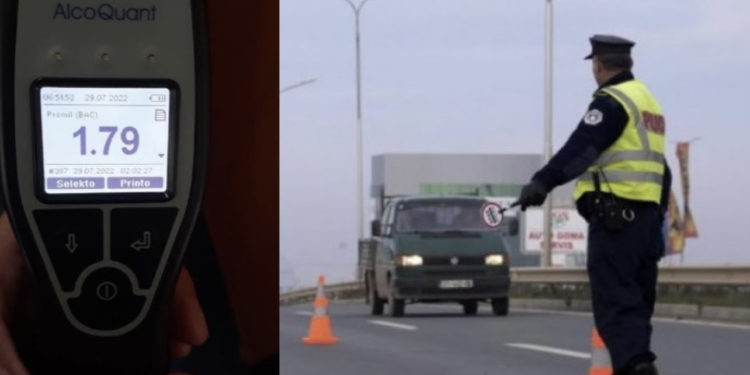 Policia kap 5 shoferë të dehur, i “sosë” me dënime