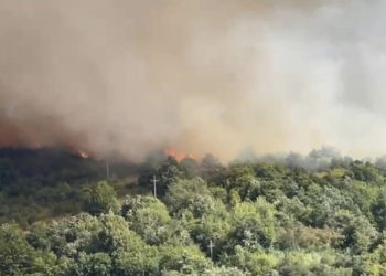 Fshatrat e Mitrovicës përfshihen nga zjarri, Policia, FSK e KFOR-i u dalin në ndihmë banorëve