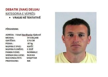 Ky person kërkohet nga Policia e Kosovës, nëse e shihni lajmroni 192