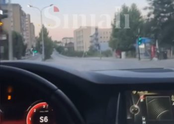 Vozitje e çmendur: 180km/h midis qytetit në Prishtinë, rruga Agim Ramadani