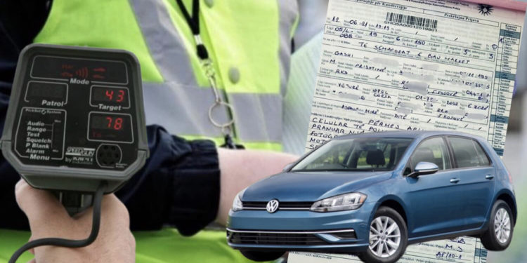 500 euro gjobë dhe 1 vit pa leje për shoferin që fluturoi me veturën e tij rrugëve të Mitrovicës