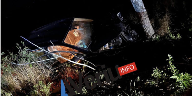 LAJMI I FUNDIT: Aksident trafiku në Frashër të Mitrovicës, vetura përfundon në jashtë rrugës