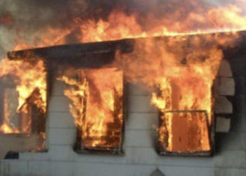 Digjet një lokal në Vushtrri