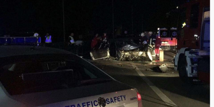 Katër të lënduar nga aksidenti i rëndē në Lushtë të Mitrovicës, njëri bartet në QKUK