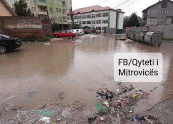Përmbytje edhe në qendër të qytetit të Mitrovicës