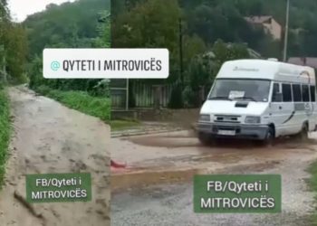 Gjendje alarmante : Lumi del nga shtrati në fshatin Rekë, rrezikohen shtëpitë
