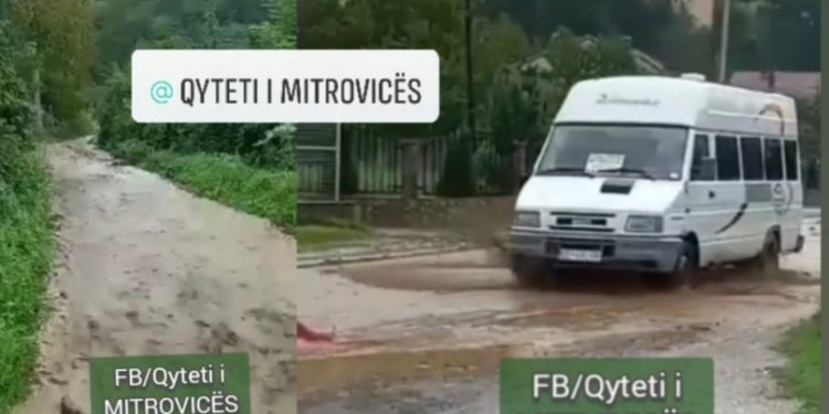 Gjendje alarmante : Lumi del nga shtrati në fshatin Rekë, rrezikohen shtëpitë