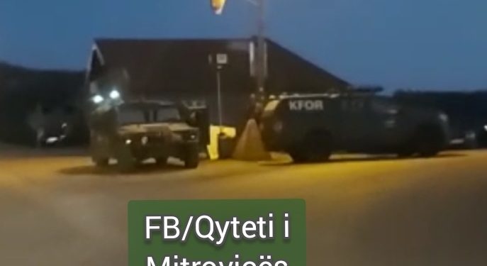 Forca të shumta të KFOR pozicionohen në Veri, afër Leposaviqit [VIDEO]