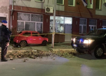 Dyshohet për sulm me shok-bombë ndaj një njësiti të EULEX-it në veri