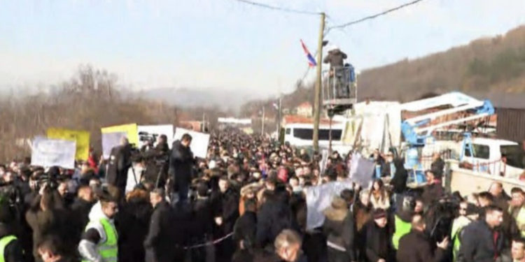 Përfundon protesta e serbëve në Rudarë