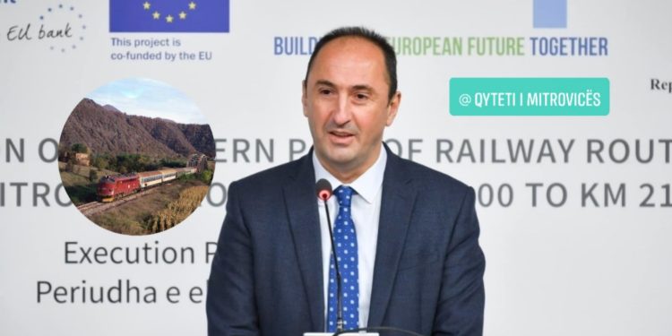 Ministri Aliu njofton se linja hekurudhore Fushë Kosovë – Mitrovicë po bëhet