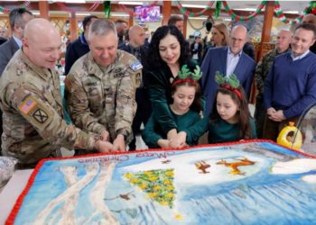 Osmani në Bondsteel: Lidhja Kosovë-SHBA është më e fortë se kurrë