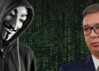 Pas asaj të ushtrisë, “Anonymous” hakojnë faqen e Aleksandër Vuçiq