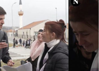 Për përhair në 40 shtëpi të reja, një xhami dhe shumë lot gëzimi – si më emocionoi Liria me djalin e saj që nuk po e gjenin shtëpinë