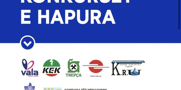 Vende të lira pune në Trepçë, Ujësjellës, Postë dhe ndërmarrje tjera