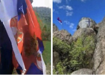 Arrestohet mitrovicasi që hoqi flamurin serb në Zveçan