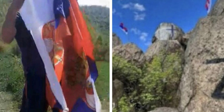 Arrestohet mitrovicasi që hoqi flamurin serb në Zveçan