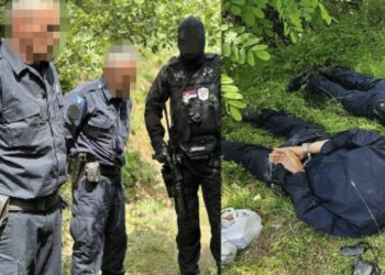 Policët tanë kokulur pranë specialsave serbë – dalin pamje të reja