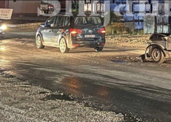 Aksidentohen dy vetura në Shupkovc të Mitrovcës, njëra bëhet “llom”