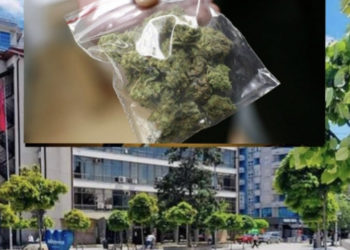Mitrovicasi si “kapadai”, në mes të sheshit ‘Isa Boletini” shetitet me substanca narkotike – arrestohet nga Policia