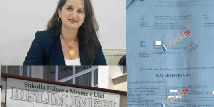 Skandal: Zihet duke vjedhur në butik U.D. Drejtoresha e Shkollës në Kçiq të Mitrovicës, policia i bën kallëzim penal (Dokument)