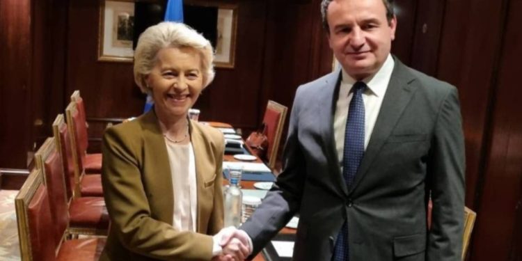 Kurti kërkesë Von der Leyen: BE të heq masat
