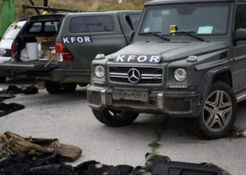 Në xhipin e Radojiçiqit Policia e Kosovës gjeti edhe targa false të KFOR-it