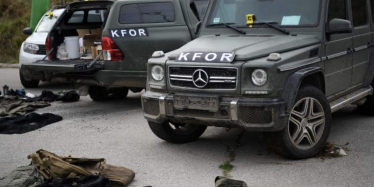 Në xhipin e Radojiçiqit Policia e Kosovës gjeti edhe targa false të KFOR-it