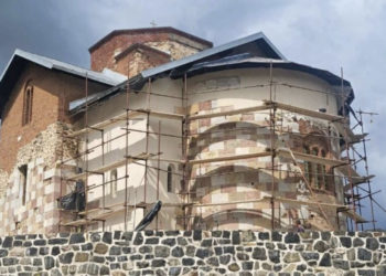 Restaurimi pa leje i Manastirit të Banjskës me para të “Crvena Zvezdas”