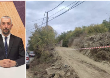 Ndalohen punimet në një rrugë afër varrezave ortodokse në Mitrovicën e Veriut