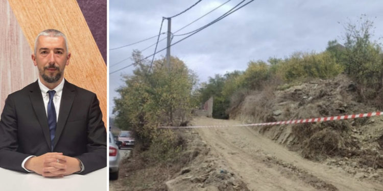 Ndalohen punimet në një rrugë afër varrezave ortodokse në Mitrovicën e Veriut