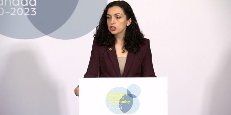 Osmani në Spanjë: Kosova ka nevojë për garanci sigurie – Serbisë t’i jepet mësimi