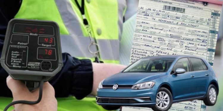 Policia Rajonale në Mitrovicë e denon “Schumacherin” që voziti 173 km/h në zonën 80 km/h