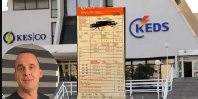 Mitrovicasi publikon faturën e rrymës për shtëpi, 491 për muajin dhjetor