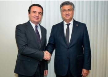 Kurti takohet me kryeministrin kroat, flasin për Banjskën e dialogun me Serbinë