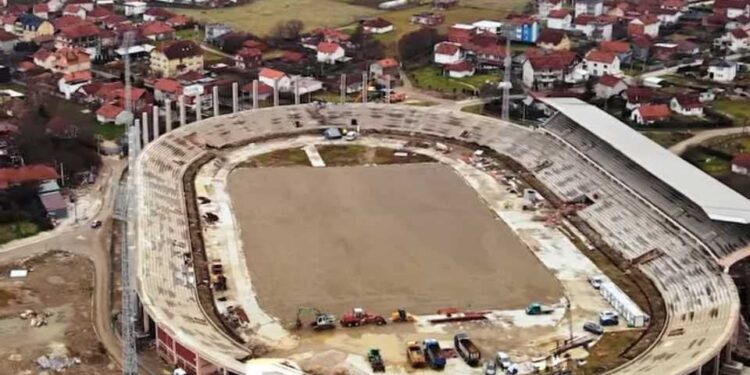 Anulohet tenderi për renovimin e stadiumit “Aden Jashari”