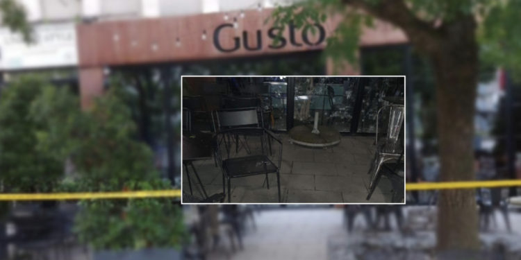 Sulmohet kafeneja ‘Gusto’ në qendër të Mitrovicës, dyshohet se dikush hodhi granatë dore