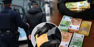 Ekskluzive | Ia grabiti zarfin me 7 mijë e 500 euro në stacionin e autobusëve në Mitrovicë – arrestohet i dyshuari, policia i gjen mijëra euro në banesë
