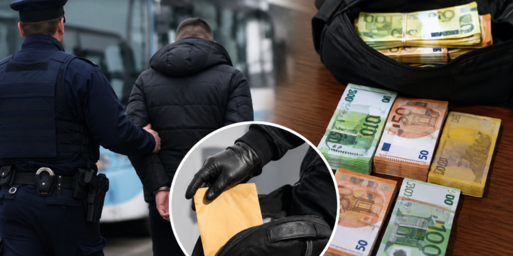 Ekskluzive | Ia grabiti zarfin me 7 mijë e 500 euro në stacionin e autobusëve në Mitrovicë – arrestohet i dyshuari, policia i gjen mijëra euro në banesë